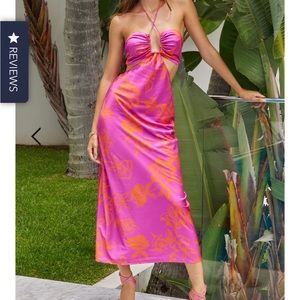 Runaway the label, orchid slip dress